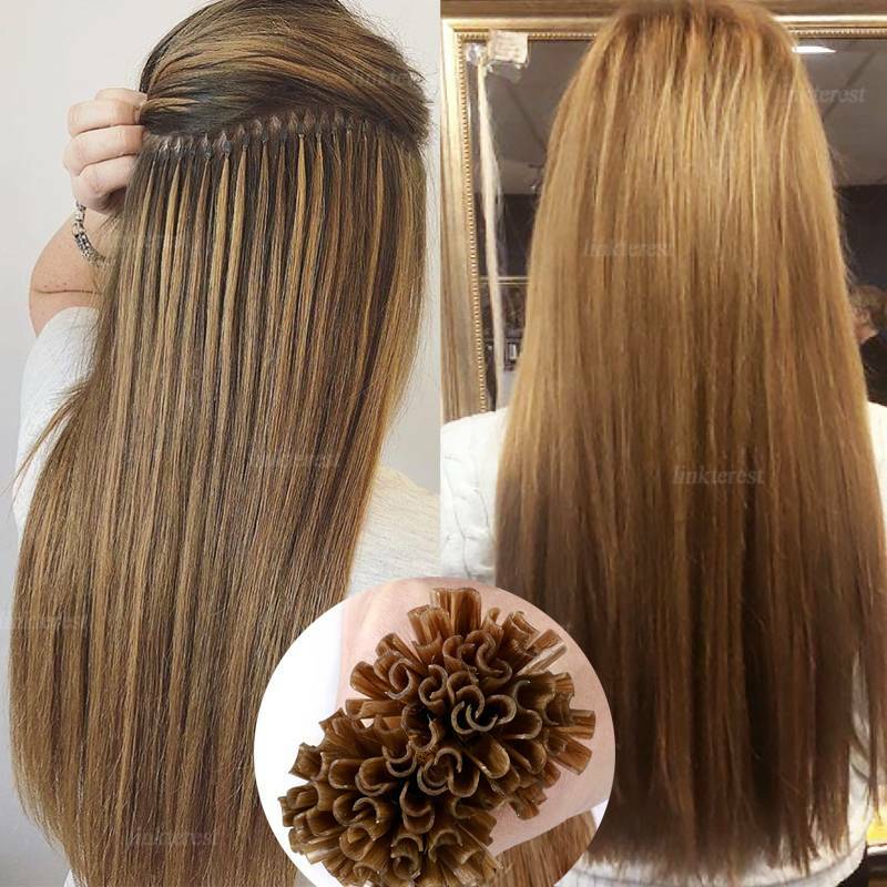 AAAAA Indian Keratin 1g/s Nail U Tip Per Bonded Real Remy Human Hair Extensions