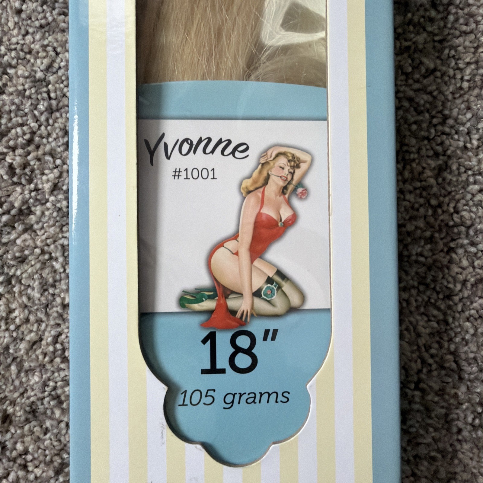 Babe Yvonne Hair Extensions Crown #1001 18″ Remy Hair