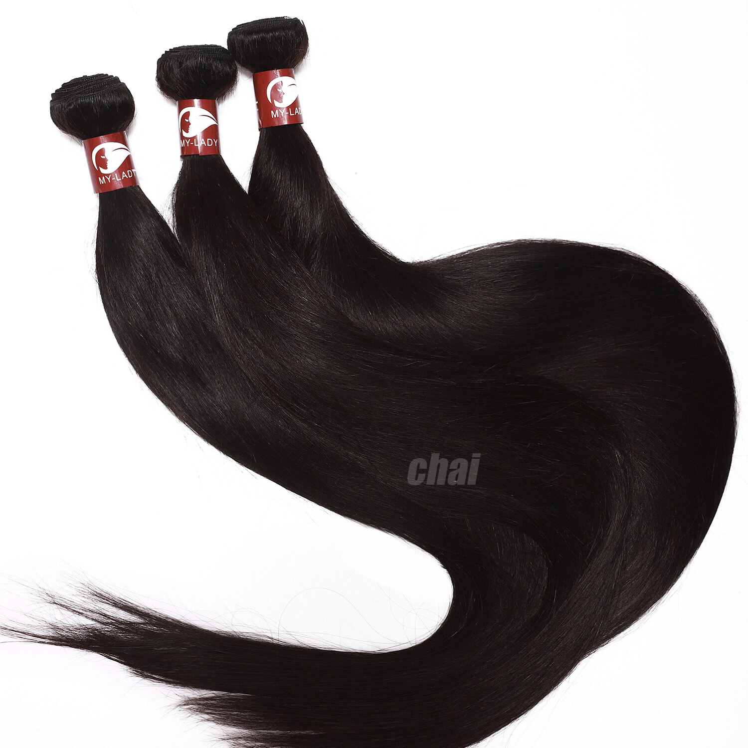 Straight Body Wave Peruvian Virgin Human Hair Bundles Extensions Weave Weft 8-30