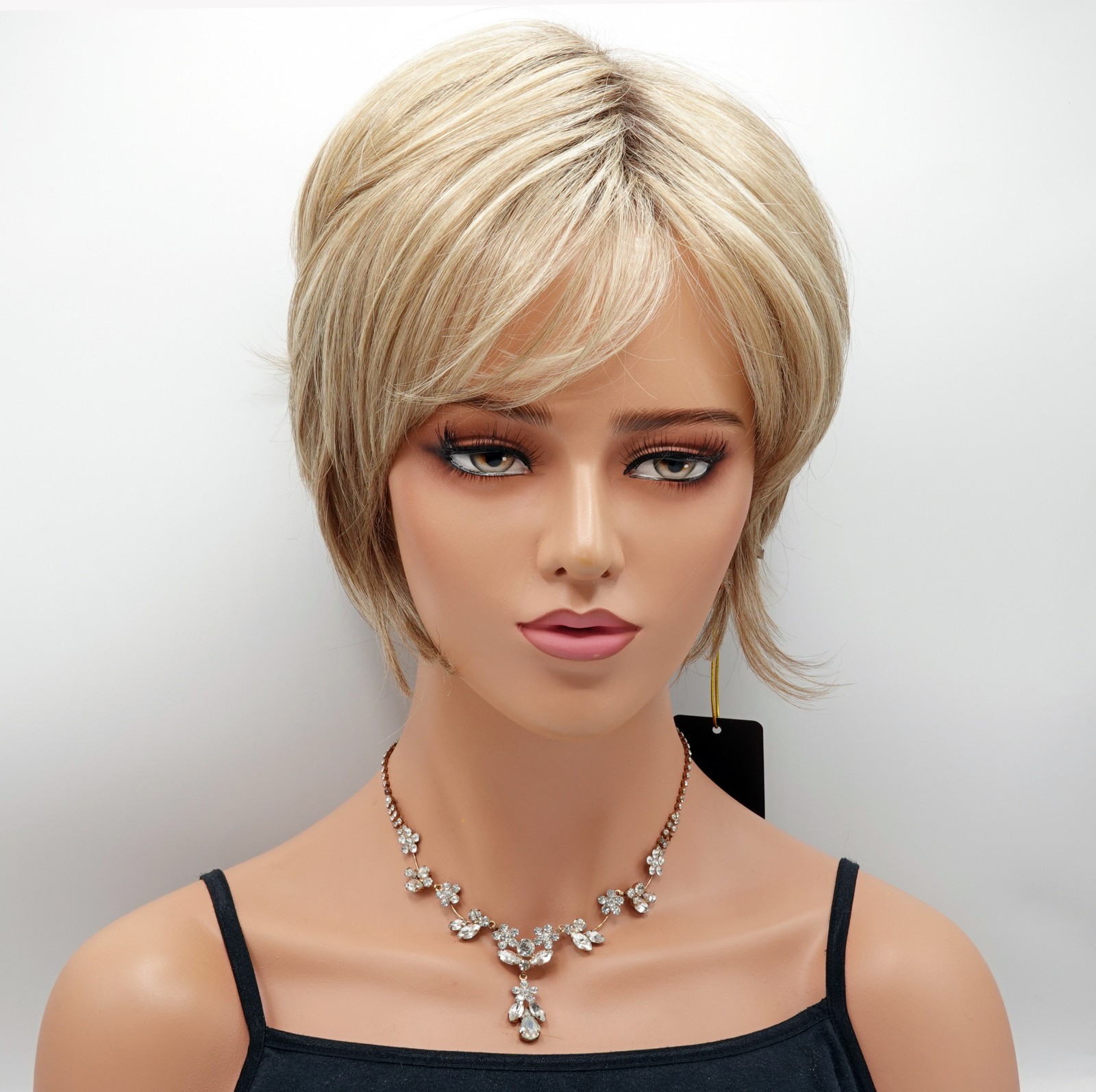 WHITNEY Wig by ENVY, CLEARANCE! EnvyHair Human/Synth Blend, Sparkling Champagne