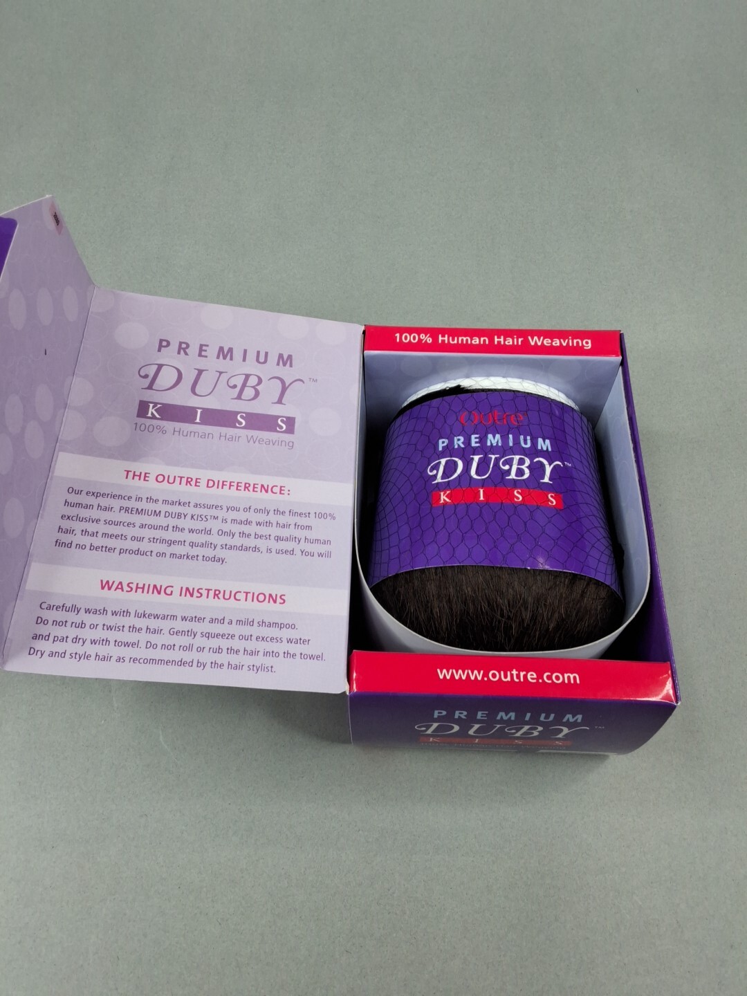 4″ Duby Kiss #2 Darkest Brown Outre Premium 100% Human Hair Weaving Wvg Short