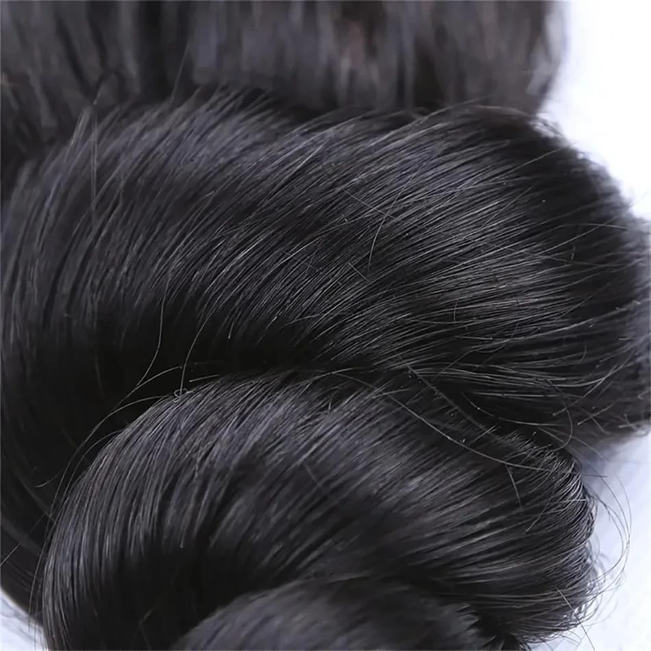 #1B Color Bundles Loose Deep Wave Bundles Human Hair 14 16 18 Inch Brazilian …