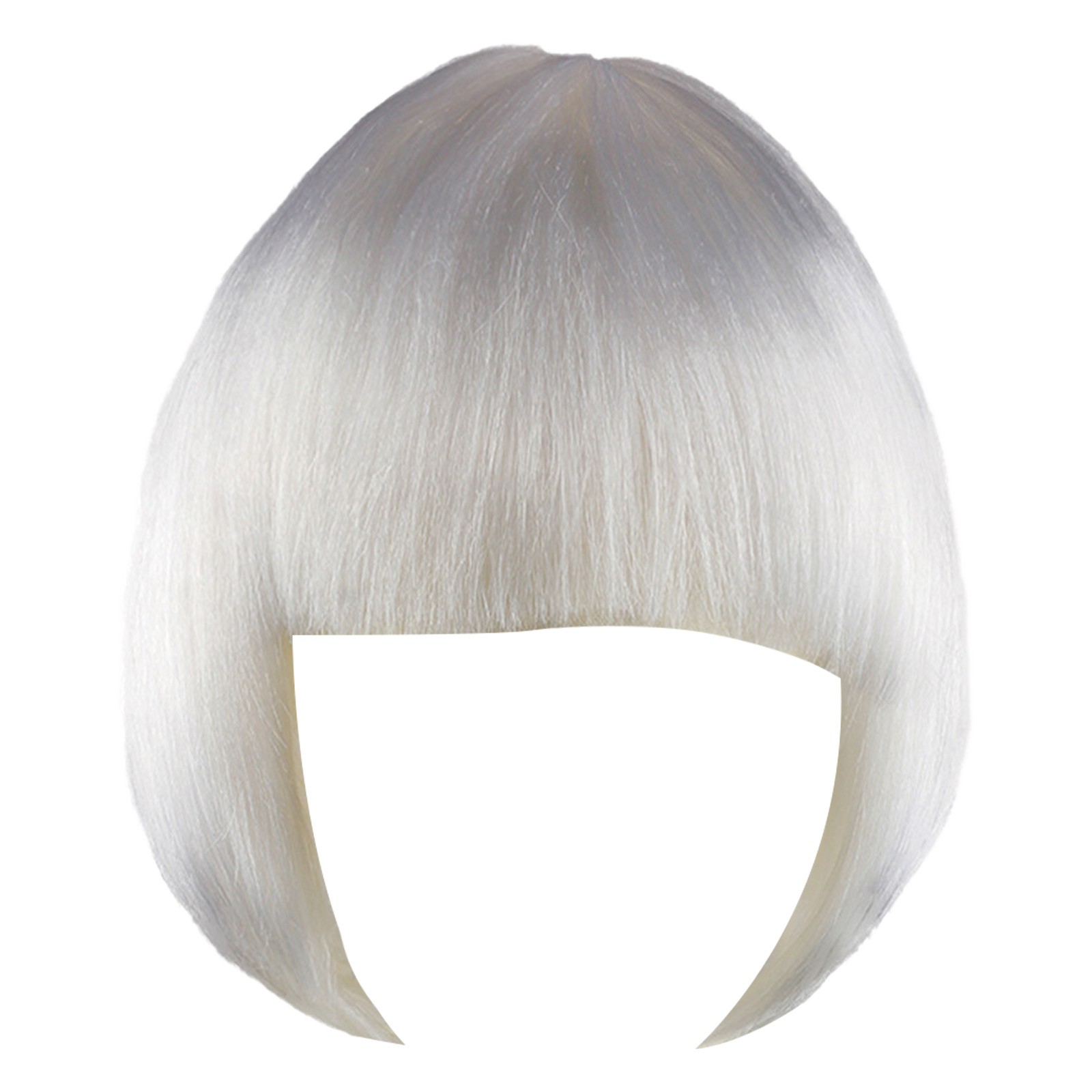 1Pcs Bob Wig With Bangs Stage Performances Colorful Wig Soft Short Bob Wig