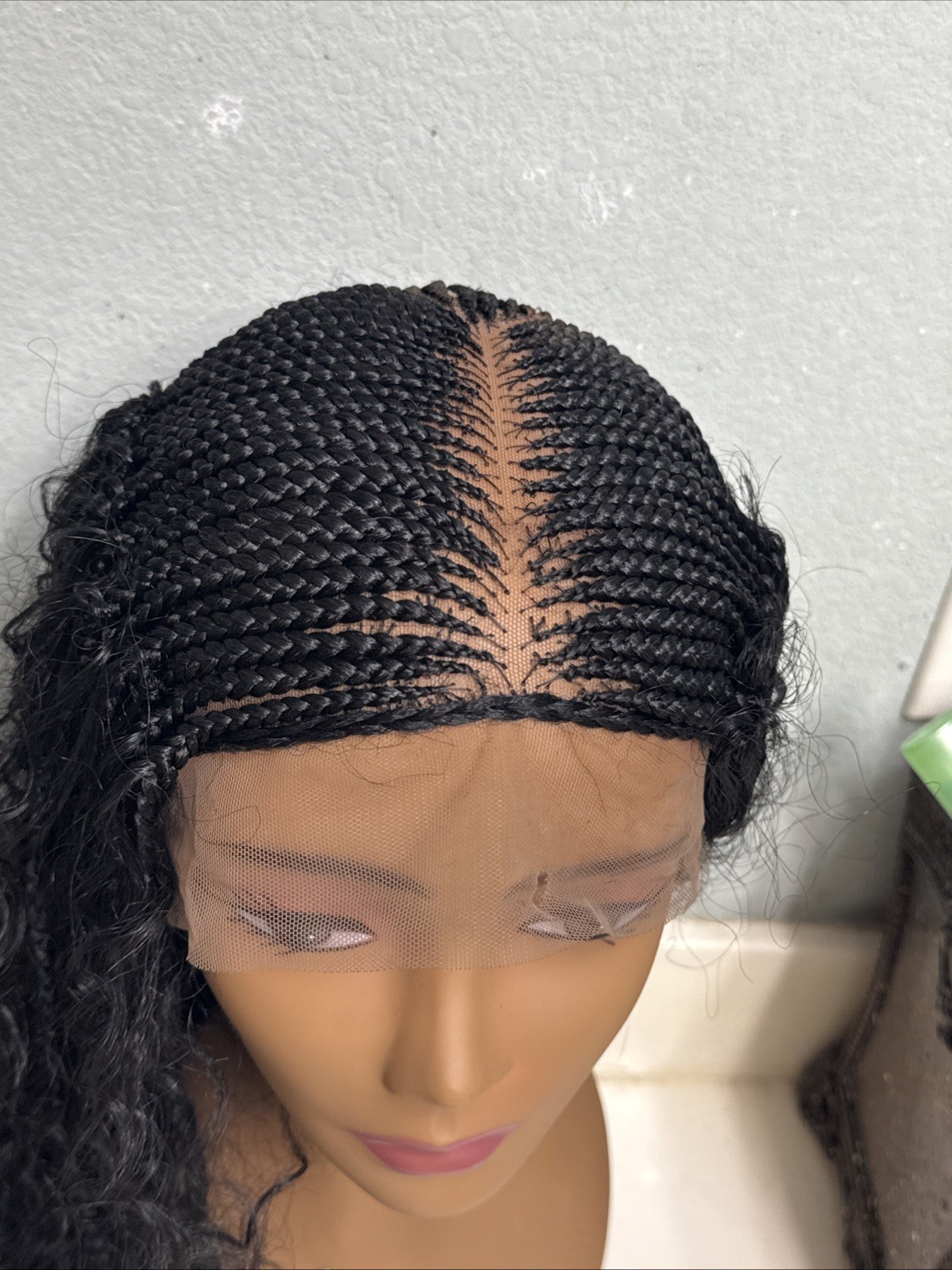 African Goddess Fulani Black Braided Wig