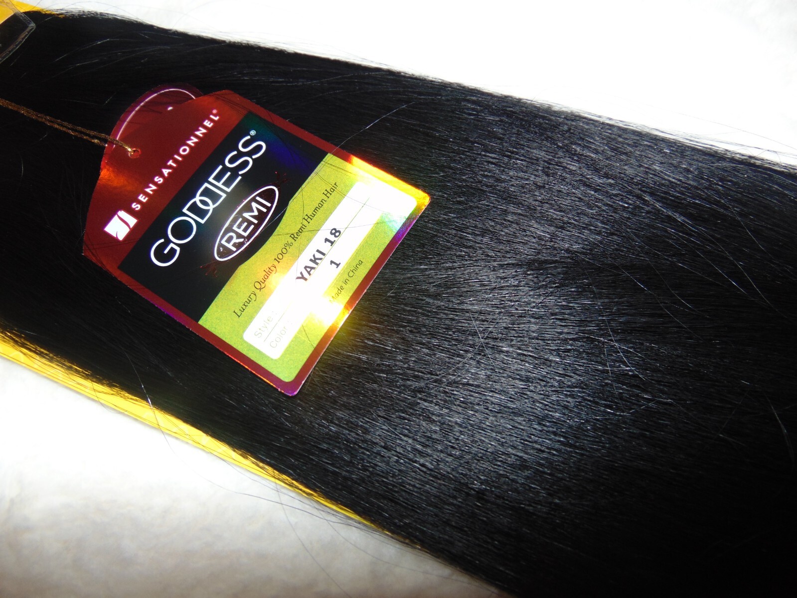 Sensationnel Goddess Remi 100% Human Hair Yaki WVG 18″ Color 1