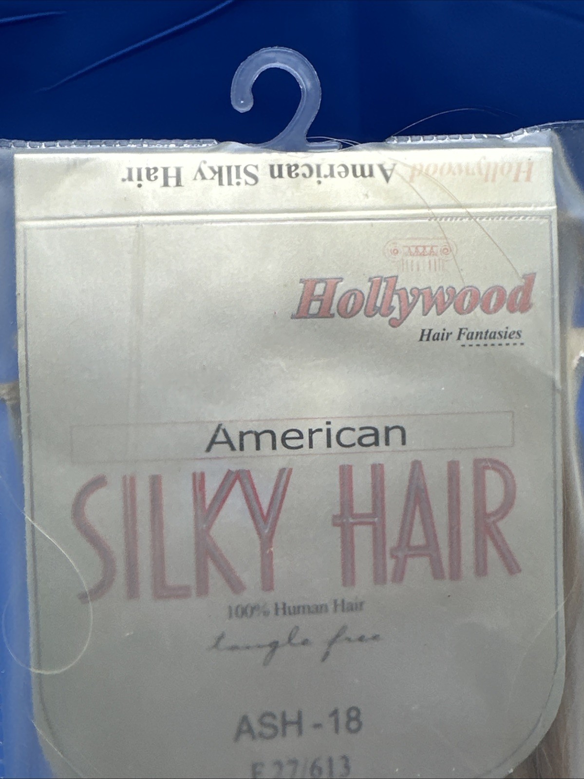 New NOS 100% Human Hollywood American Silky ASH-18 Hair 18” Dirty Blonde Color