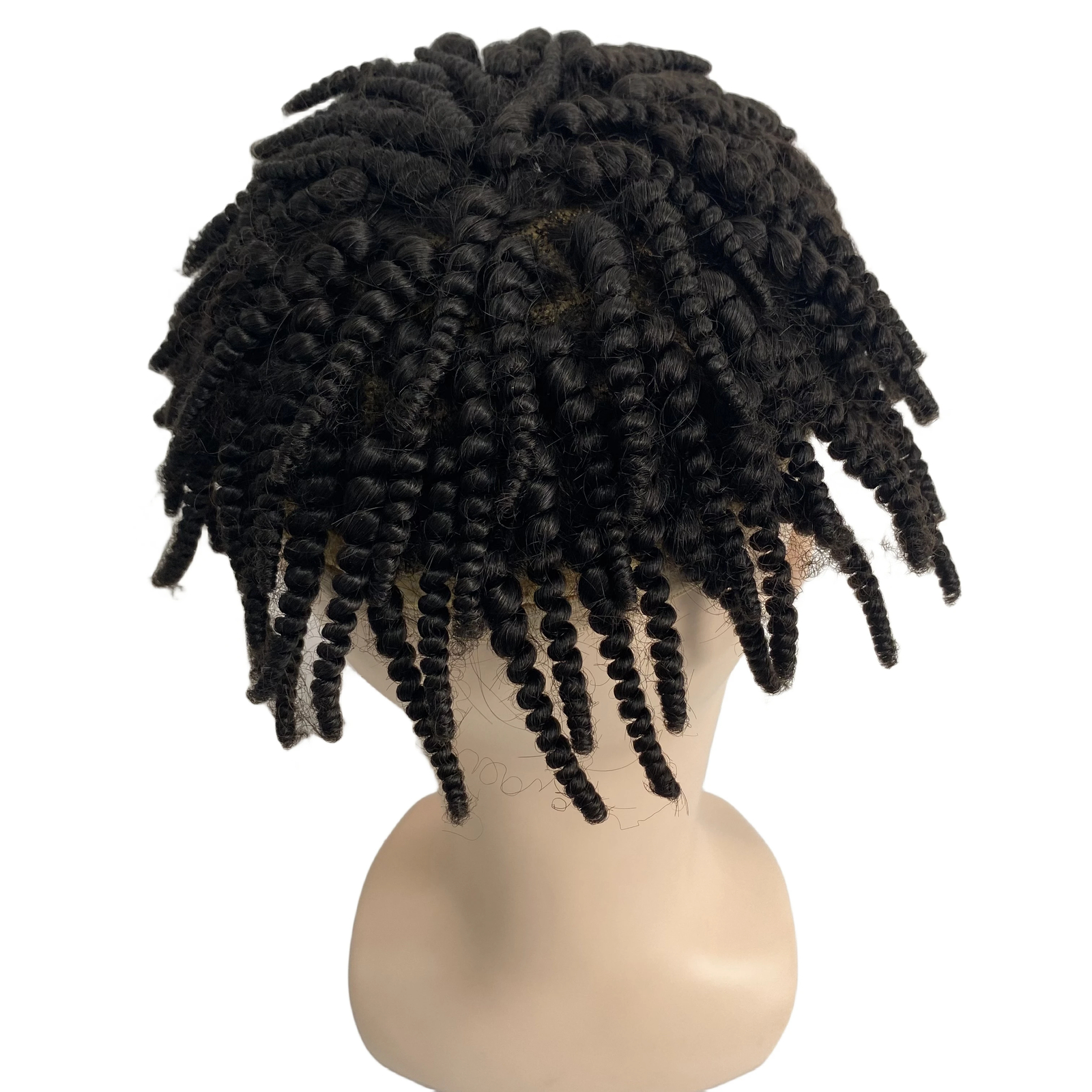 Afro Braids AUS Toupee Lace with PU Unit for Black Men
