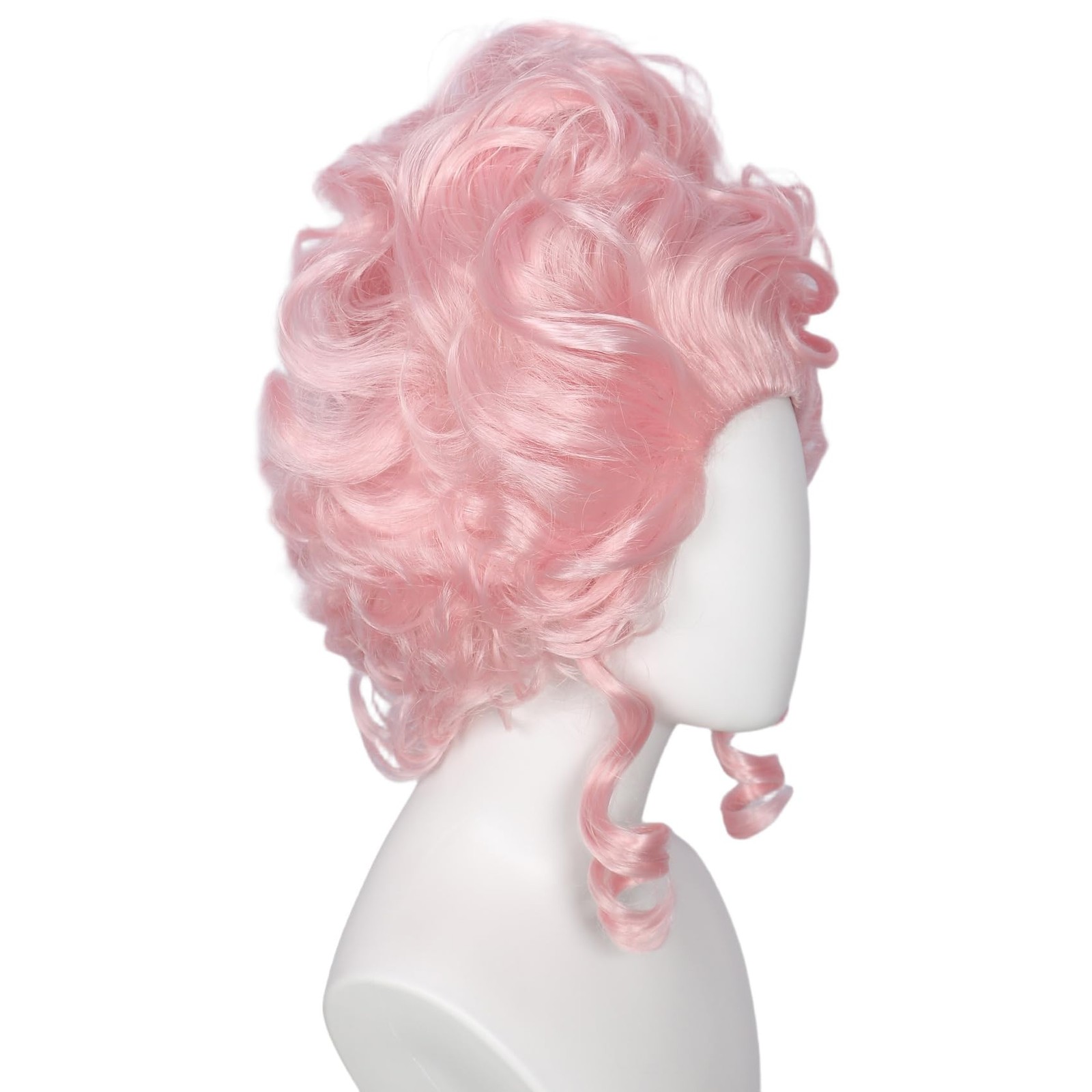 Retro Wig Big Bouffant Beehive Wigs for Women fits 50s 80s Costume (Retro Pink)