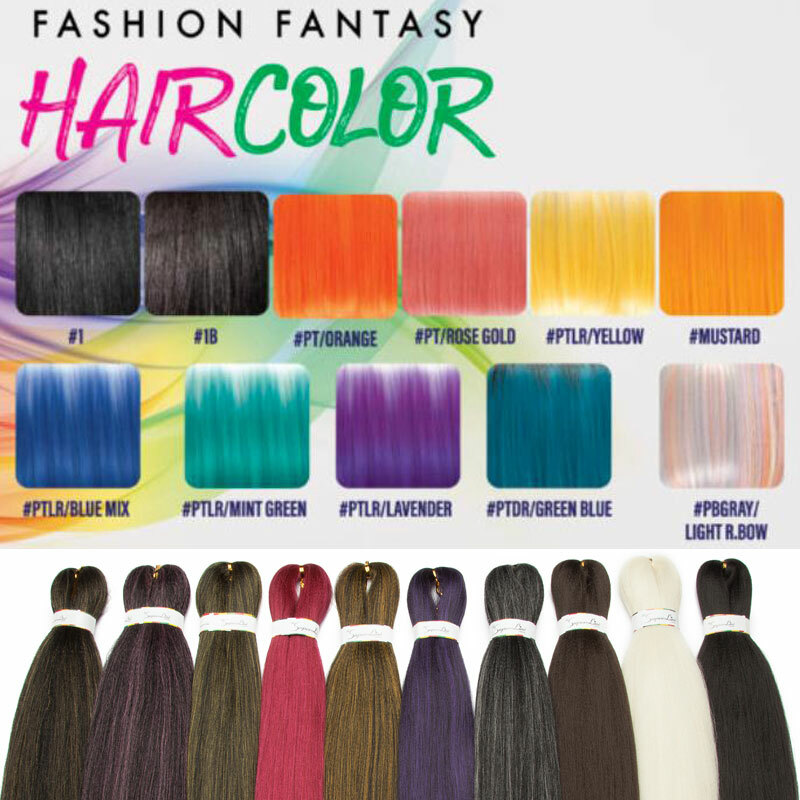 EZ Braid Hair Pre-Stretched Braiding Hair Extensions Long Smooth Natural Braids