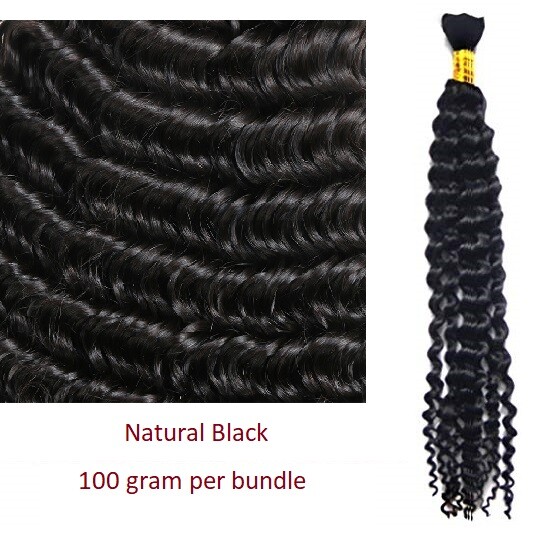 100 Human Hair Micro Braiding Best Quality Bulk Mink REMY Hair 22″ 100g/bundle