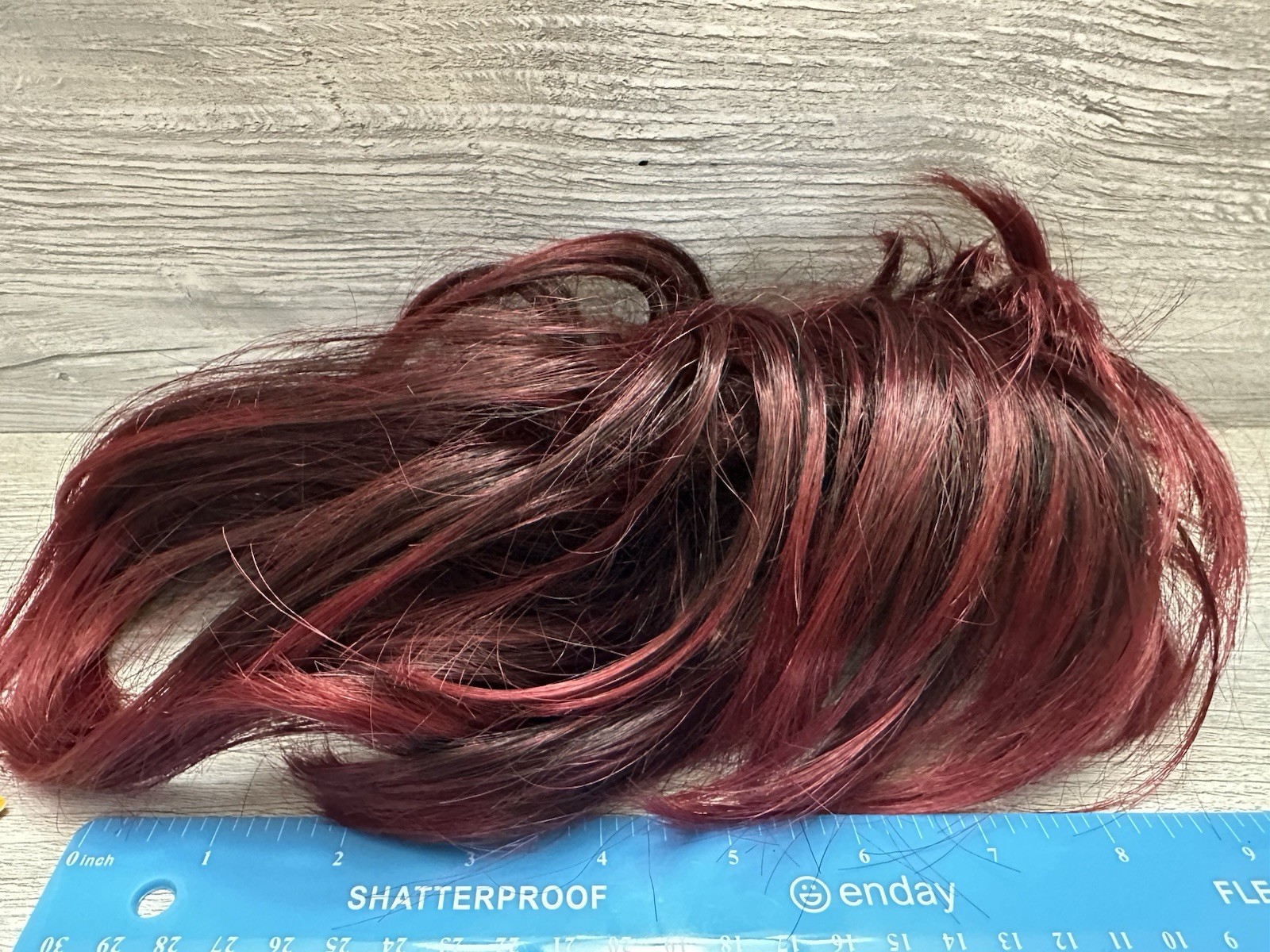 Hair Piece Wig By Magic Touch. 100% Kanekalon fiber Small Section C-560 Tin/Bur