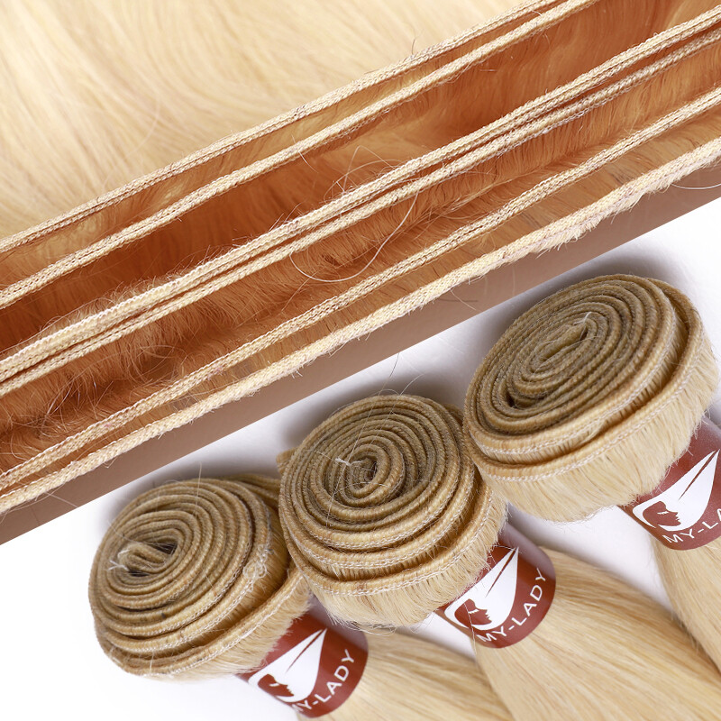 Virgin Remy Human Hair Extensions 100% Real Thick Sewn In Bundles Weave Weft