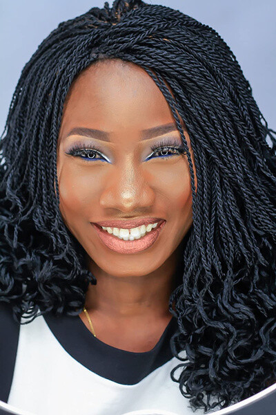 Short Bob Wig Braids Wig for Black Women withTwist Curly Braided Wigs None Lace