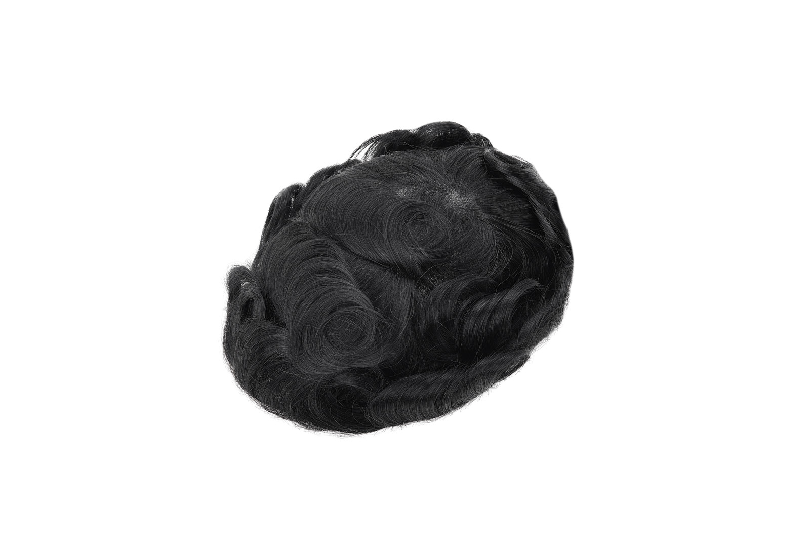 0.02-0.03mm Full Poly Thin Skin Hair Systems For Men | Poly Skin Toupee
