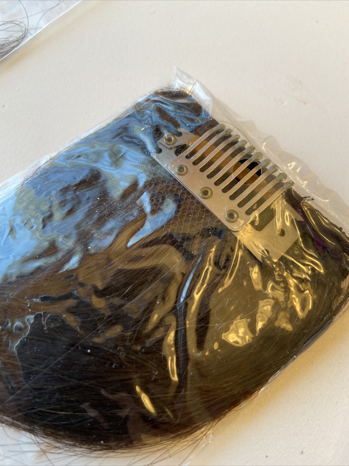Brandless 100% Human Hair 12” 8” 6” Combs 14 PCS Clip In Extensions Dark Brown H