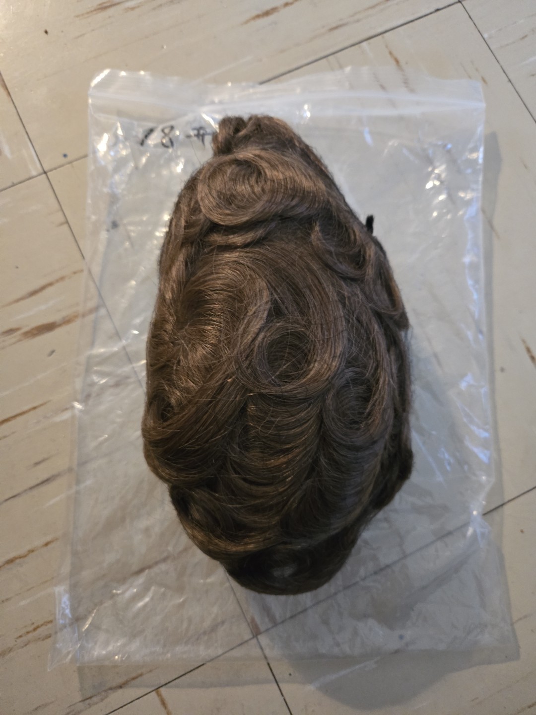 Toupee for Men, 8×10 Inch 0.06mm Thin PU Skin Mens Toupee Human Hair, Dirty…
