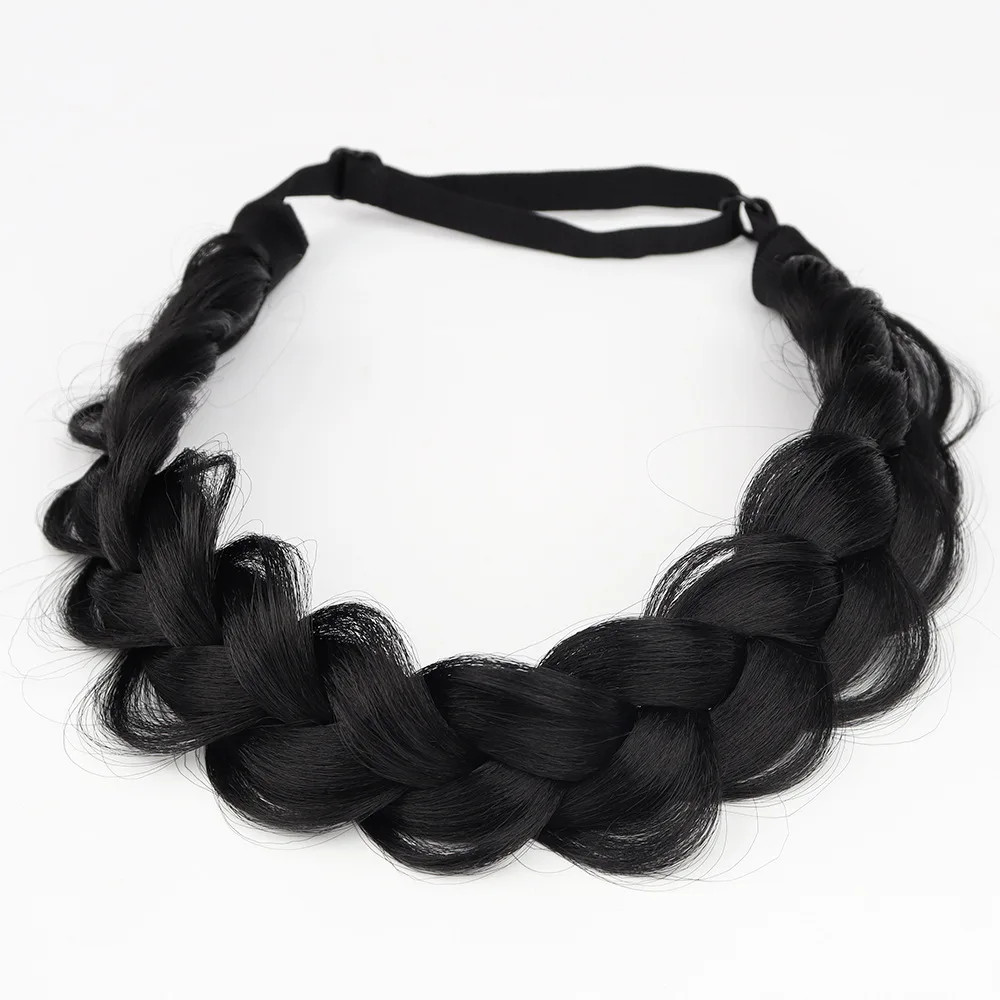 Synthetic Premium Adjustable Handmade Braided Elastic Band Hair Fashion Braiding