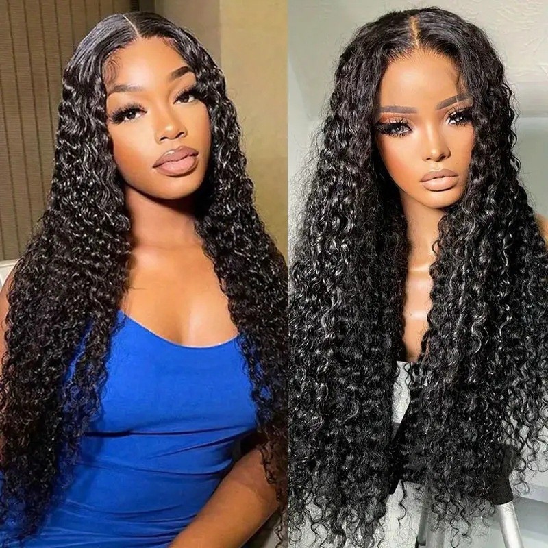 Piano Color Front Lace Small Curly Wig Natural Fluffy for Women Fashion