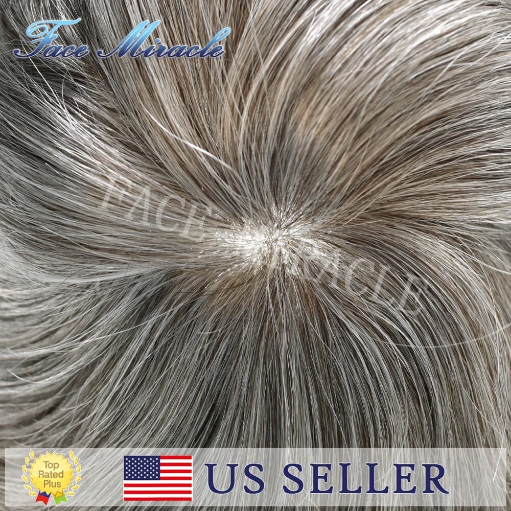 All Poly Mens Toupee Human Hair System 0.1MM Thin Skin Toupee for Men Hair Piece