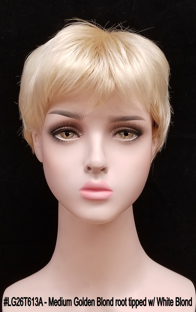 WOMENS SHORT BOY CUT STRAIGHT HAIR PIXIE STYLE WIG W/ BANGS & LAYERS MARIE
