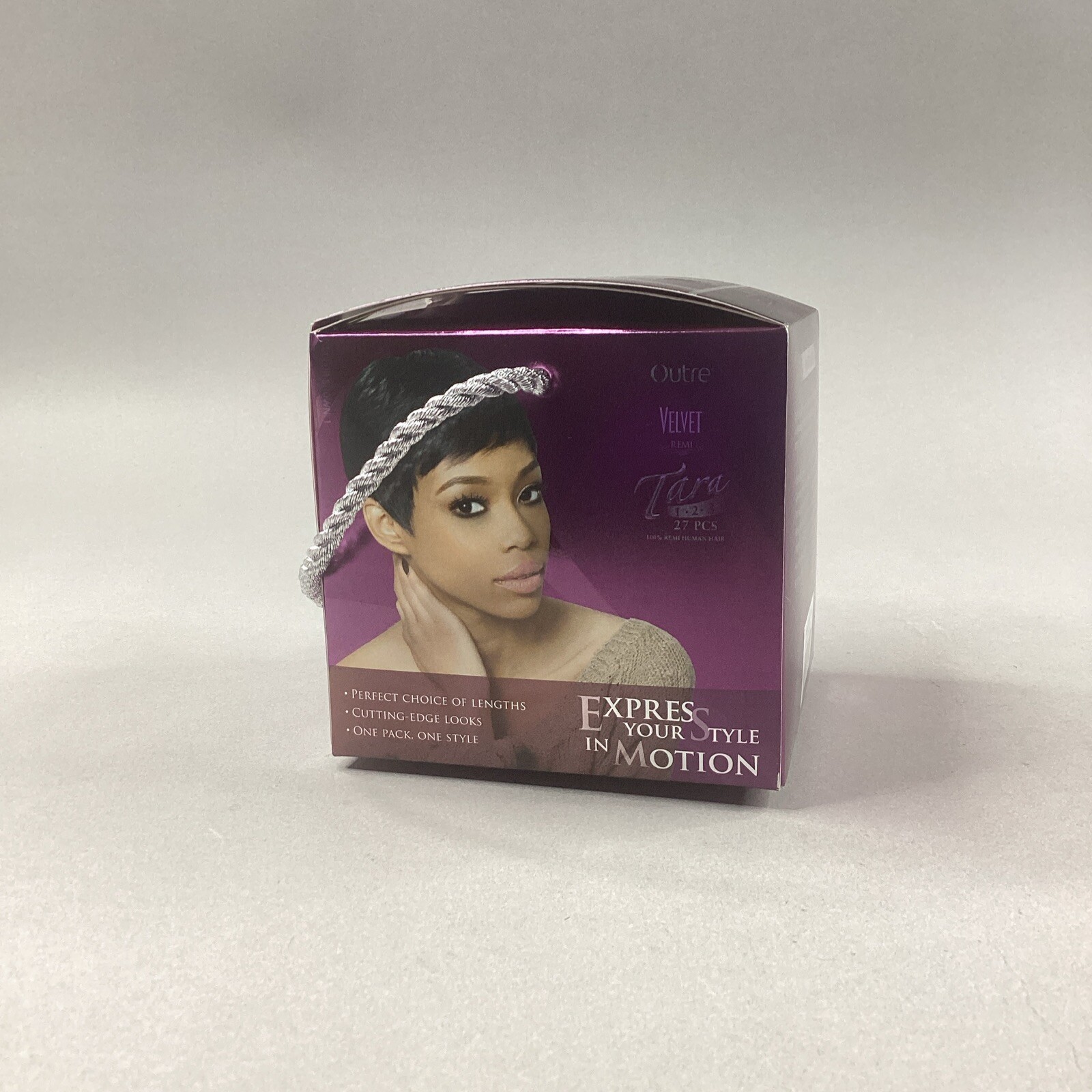 Tara 1-2-3 27PCS Closure Included #Deep Violet 100% Remi Human Hair