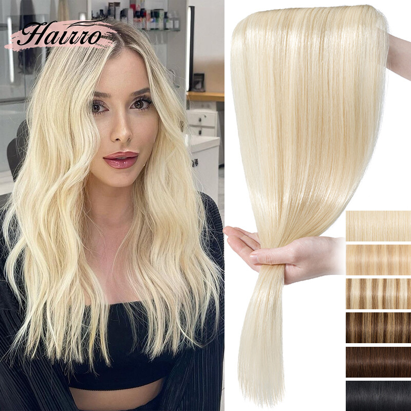 Russian Thick Clip In 100% Remy Human Hair Extensions 3/4 Full Head One Piece UK