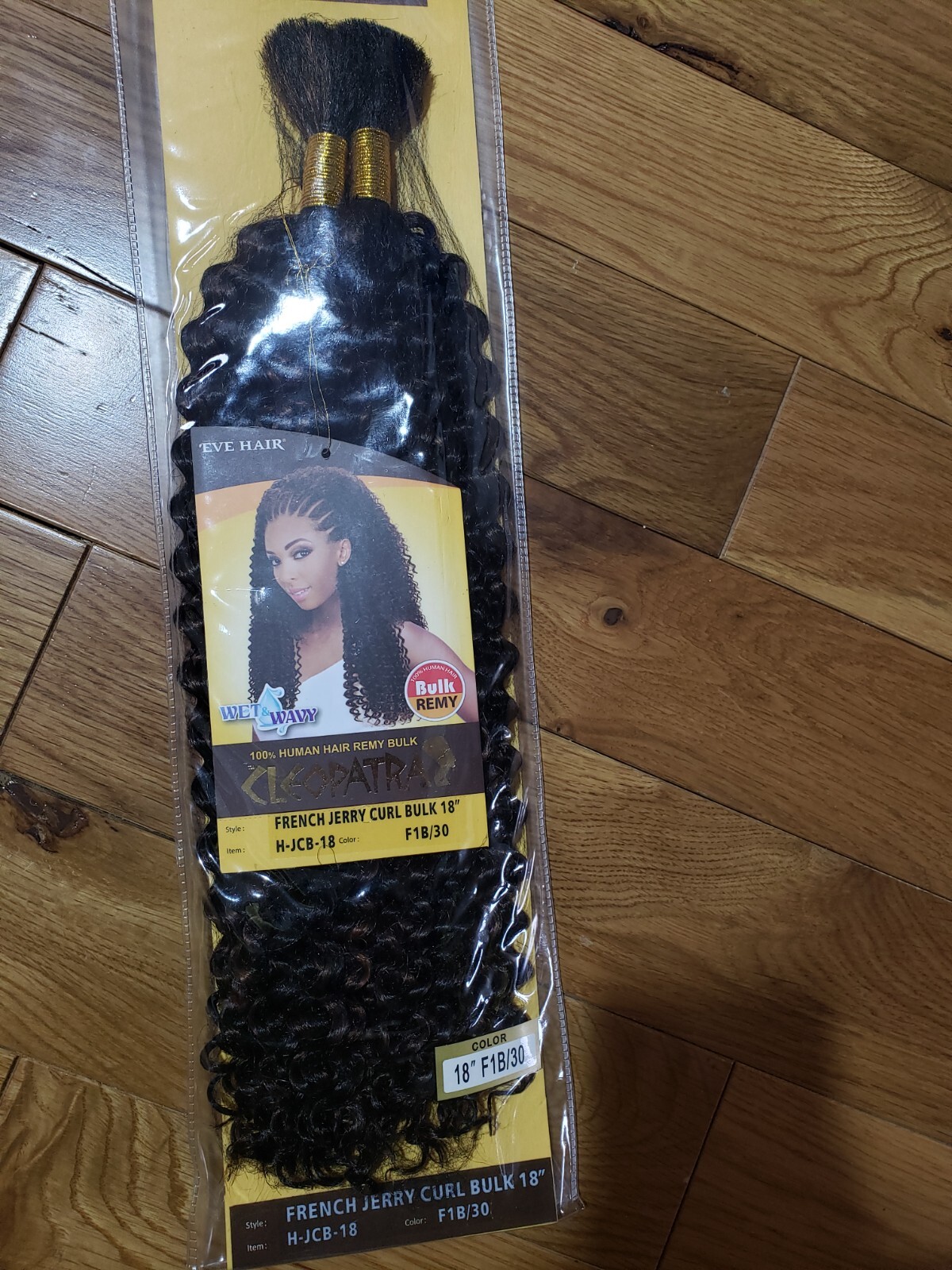 Cleopatra French JERRY CURL Bulk 18″ COLOR F1B/30
