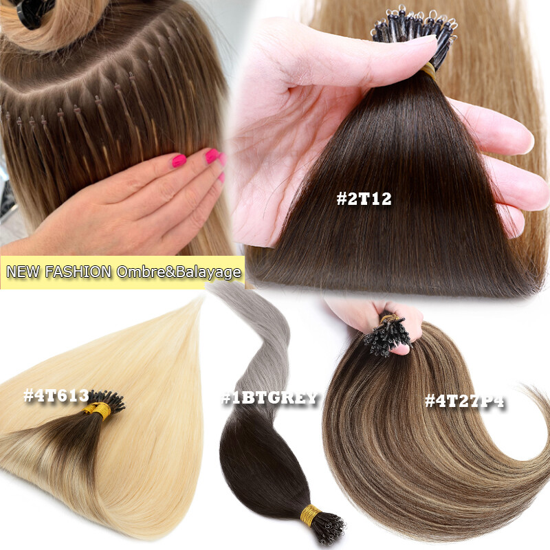 Nano Ring Loop Remy Human Hair Extensions Thick Full Head Micro Bead Tip 150G 8A