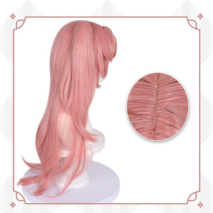 Zenless Zone Zero Nicole Demara Cosplay Wig 80cm Pink High Density ZZZ