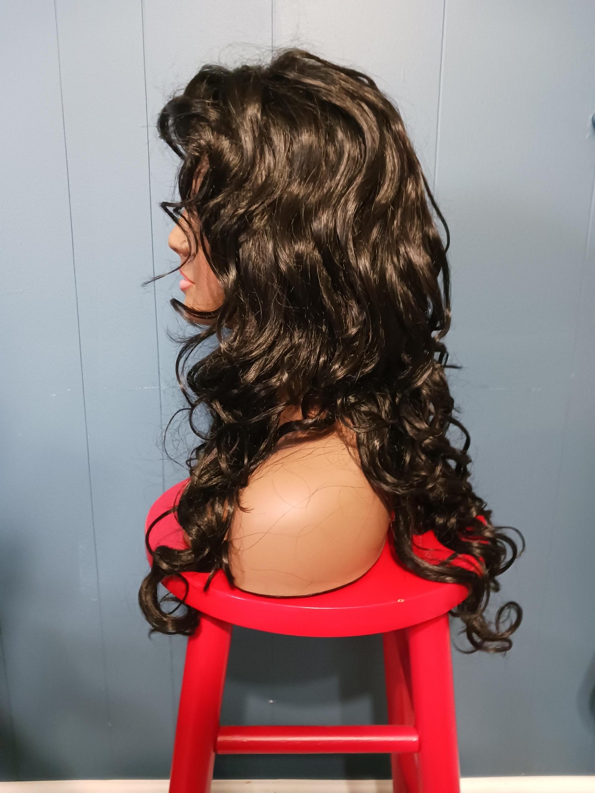 Tony Of Beverly Mambo Wig New Black Curly Layered Synthetic Classic Cap 1B