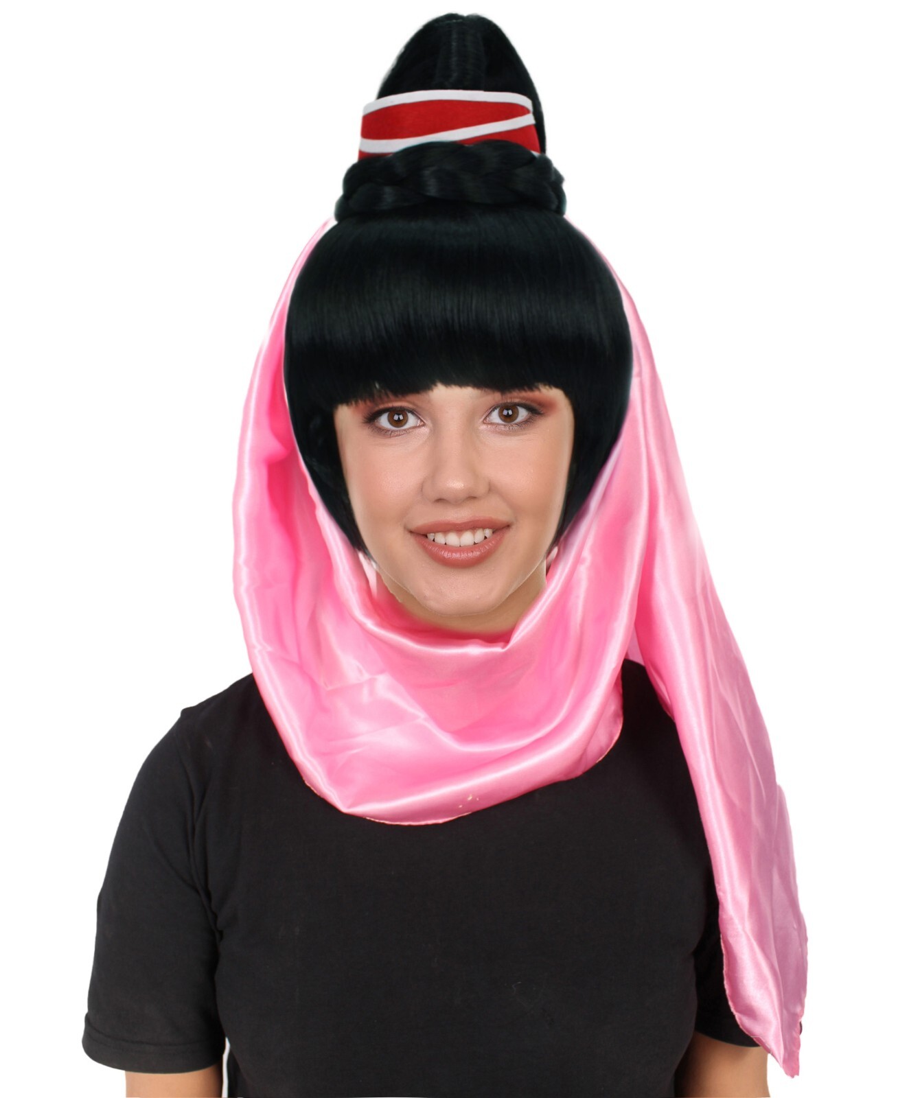 Adult Women’s 60s American Sitcom Multi Colors Genie Wig, HW-6988A