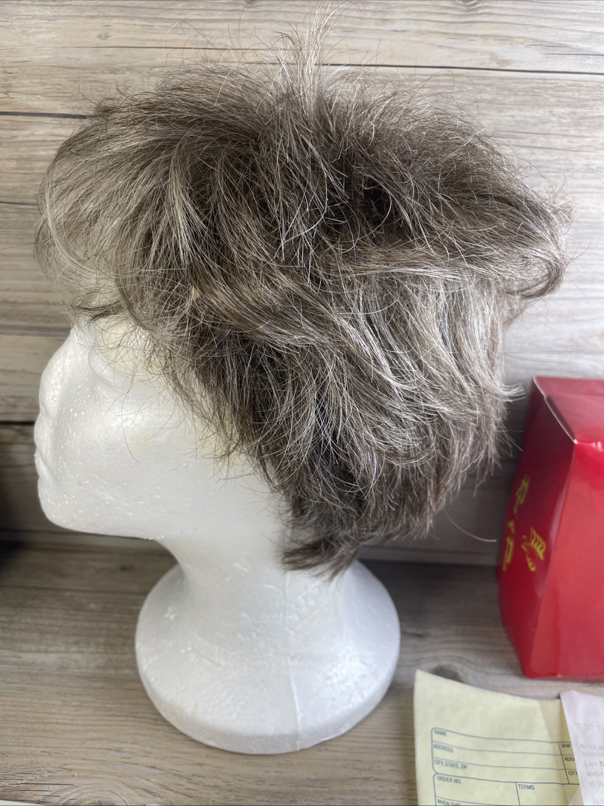 Zoe Wig by Rene of Paris 2349 Modern Pixie W/Bangs Sandy Silver