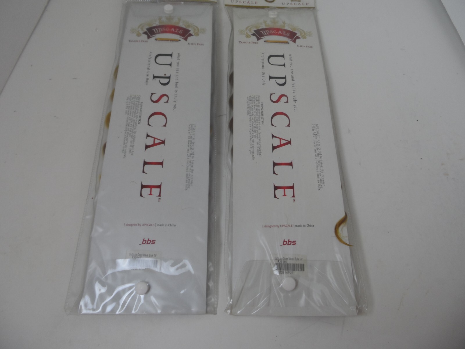 Lot of 2 Upscale 100% Human Hair Quality Wet & Wave – 14” – Color P30/144
