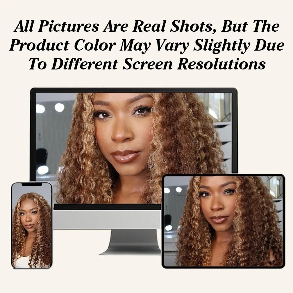 Brazilian Virgin Hair Water Wave Bundles 4/27 Honey Blonde Ombre 16-20″