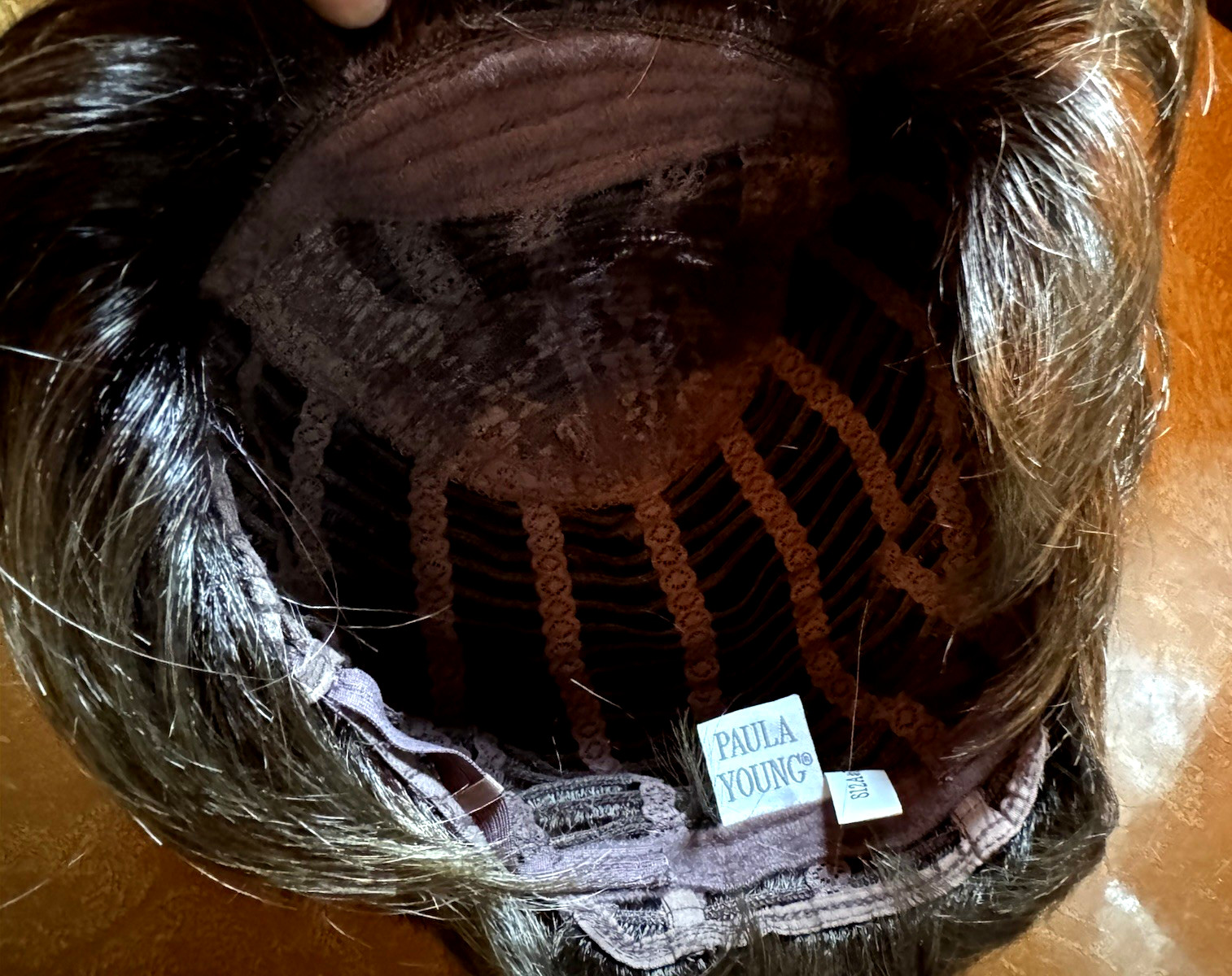 Vintage Paula Young Women’s Pecan Brown Short Shag Wig~Made in Japan~787