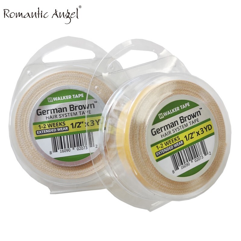 German Brown Roll tape firmest hold to hard bond adhesives tape for skin hair