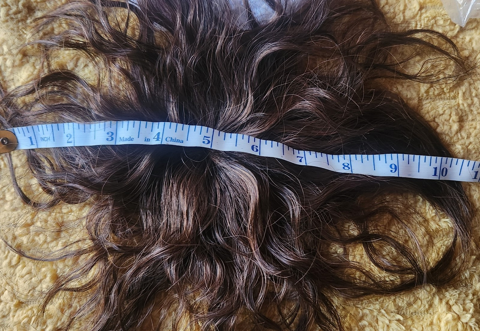 NEW Synthetic High Density Natural look slightly curled Clip-In Hair Topper