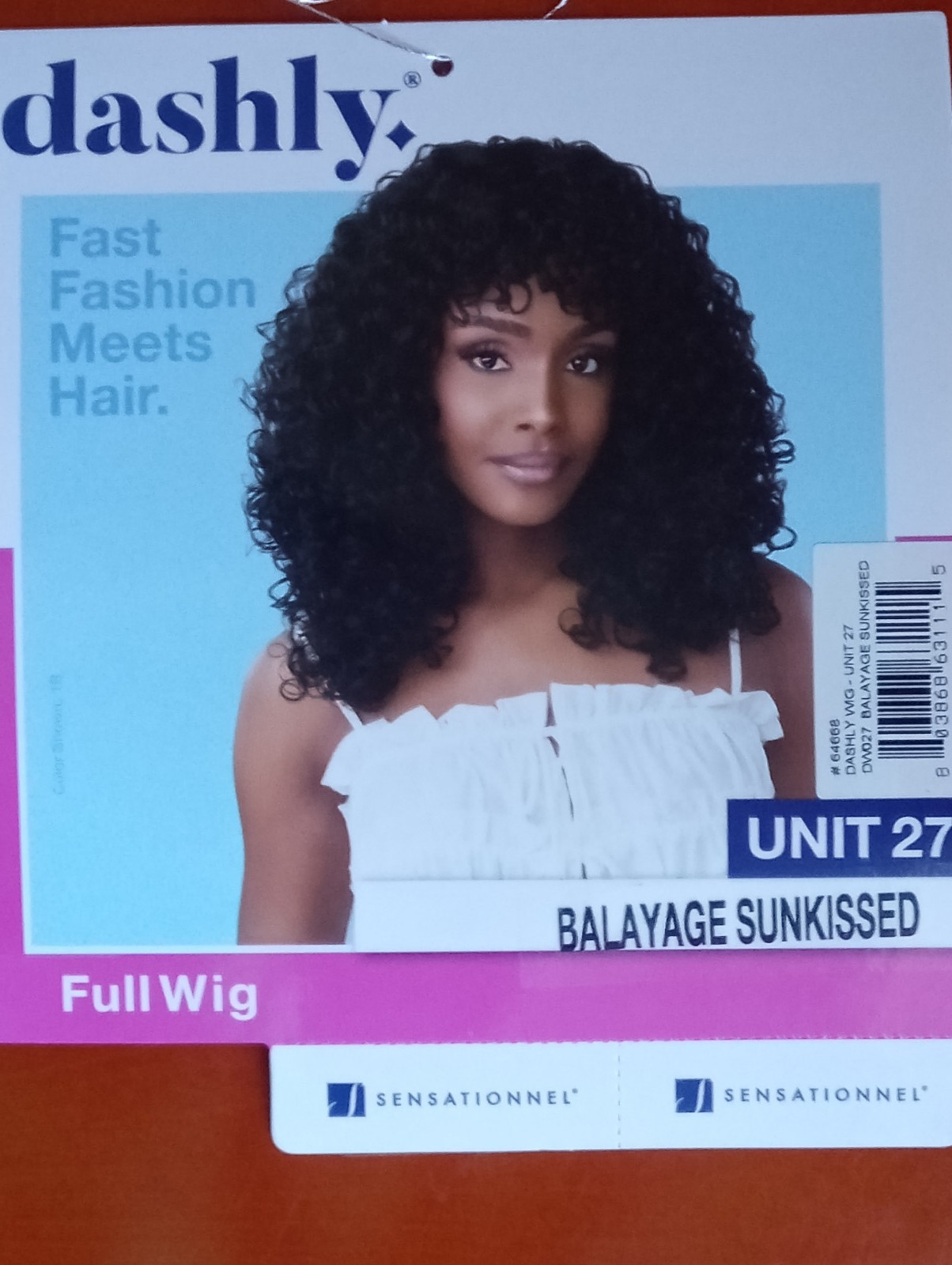 Sensationnel Dashly Full Wig Curly – Unit 27, BALAYAGE SUNKISSED