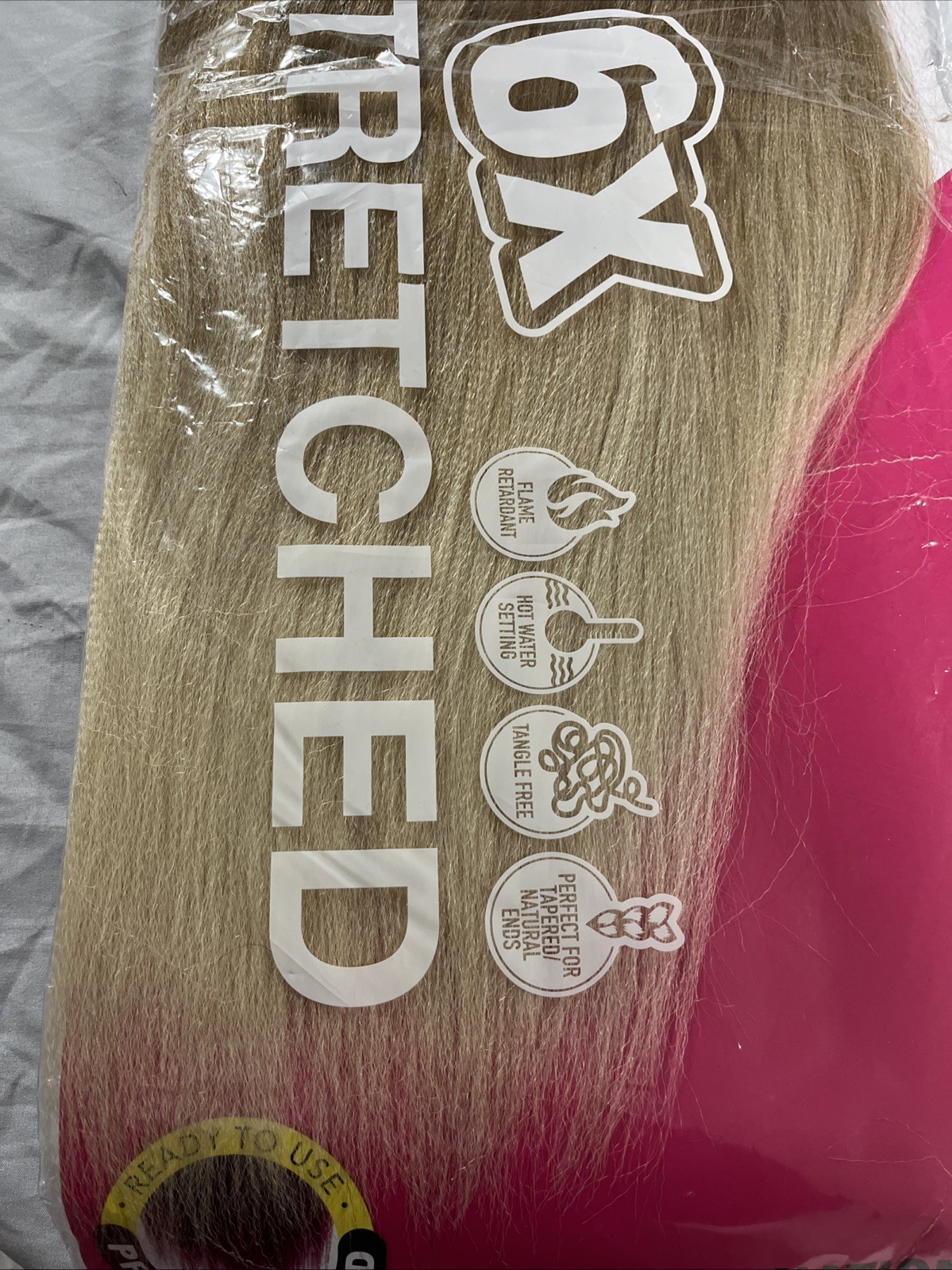 Mayde Braid Pre Stretched Braid 48” 6 Pack Brown / Blonde T27