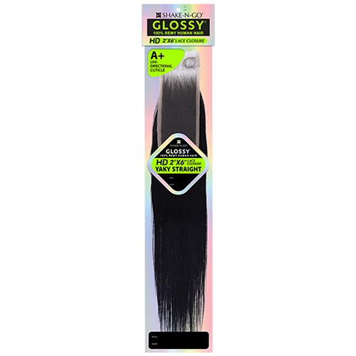 Glossy 2X6 Yaky Straight 12″ Closure