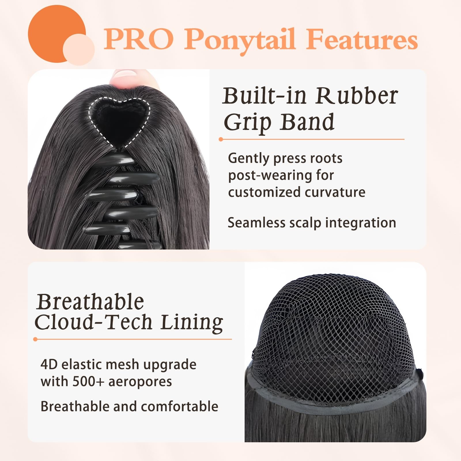 Claw Clip Ponytail Extension 12″ Black Brown 95g Short Wavy – Easy Clip In