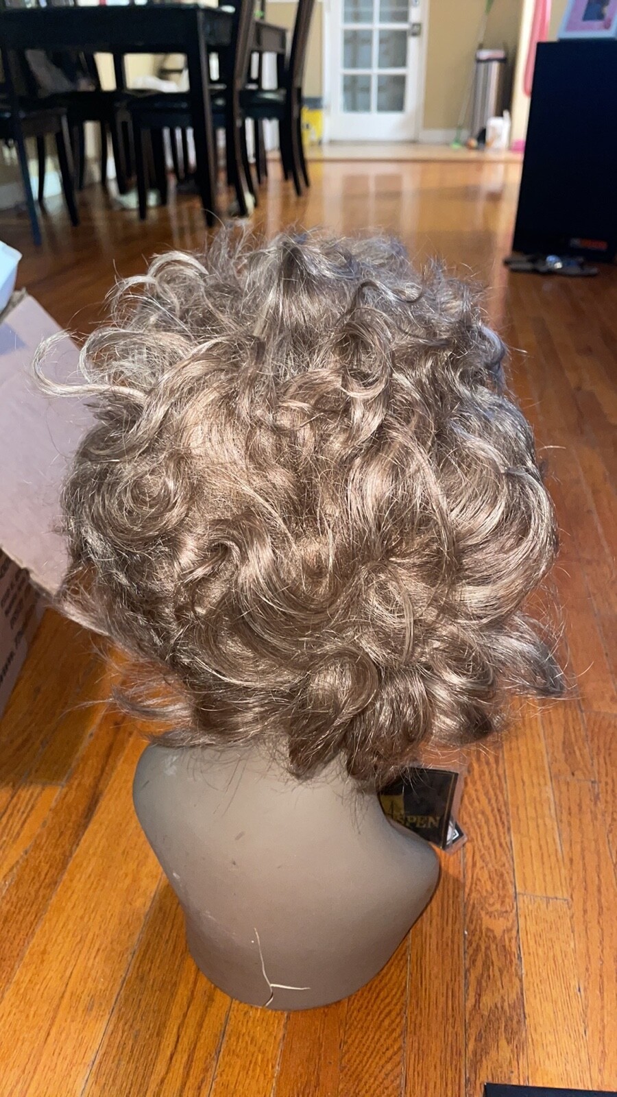 aspen human hair wig was on display but never worn color 10/16 style CH 25/rose