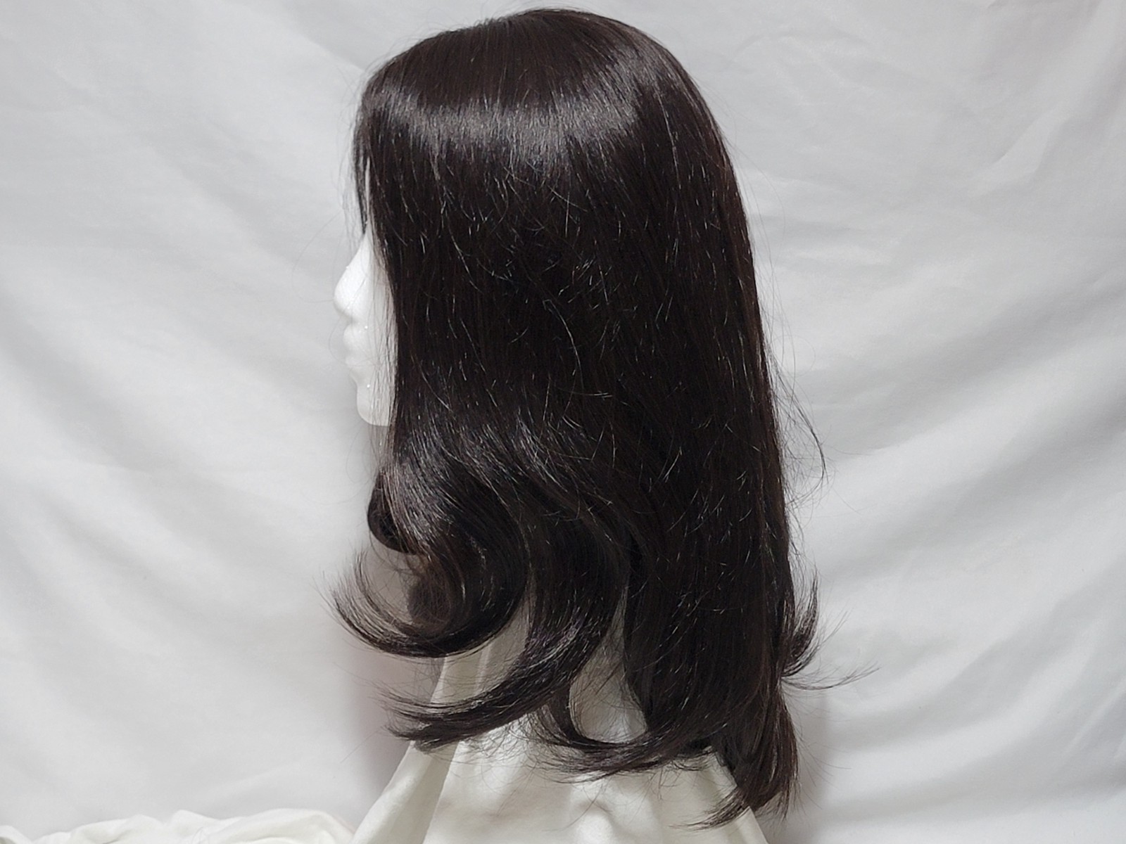 NEW Wig Pro Alexandra H-Mono Color 1B Off Black 100% Human Hair Women’s Wig remy
