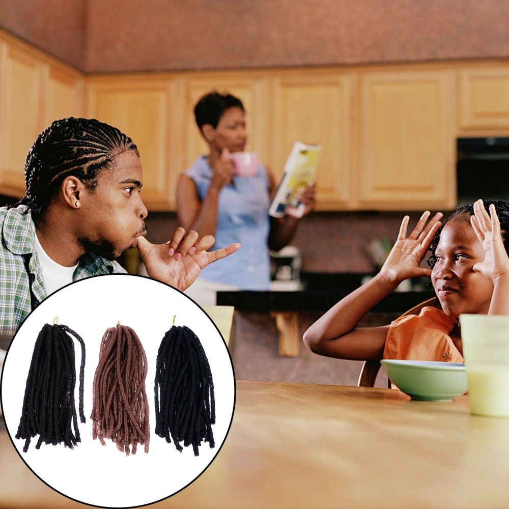 3Pcs Universal Lightweight Crochet Braids Wigs Assorted Color Synthetic Hair