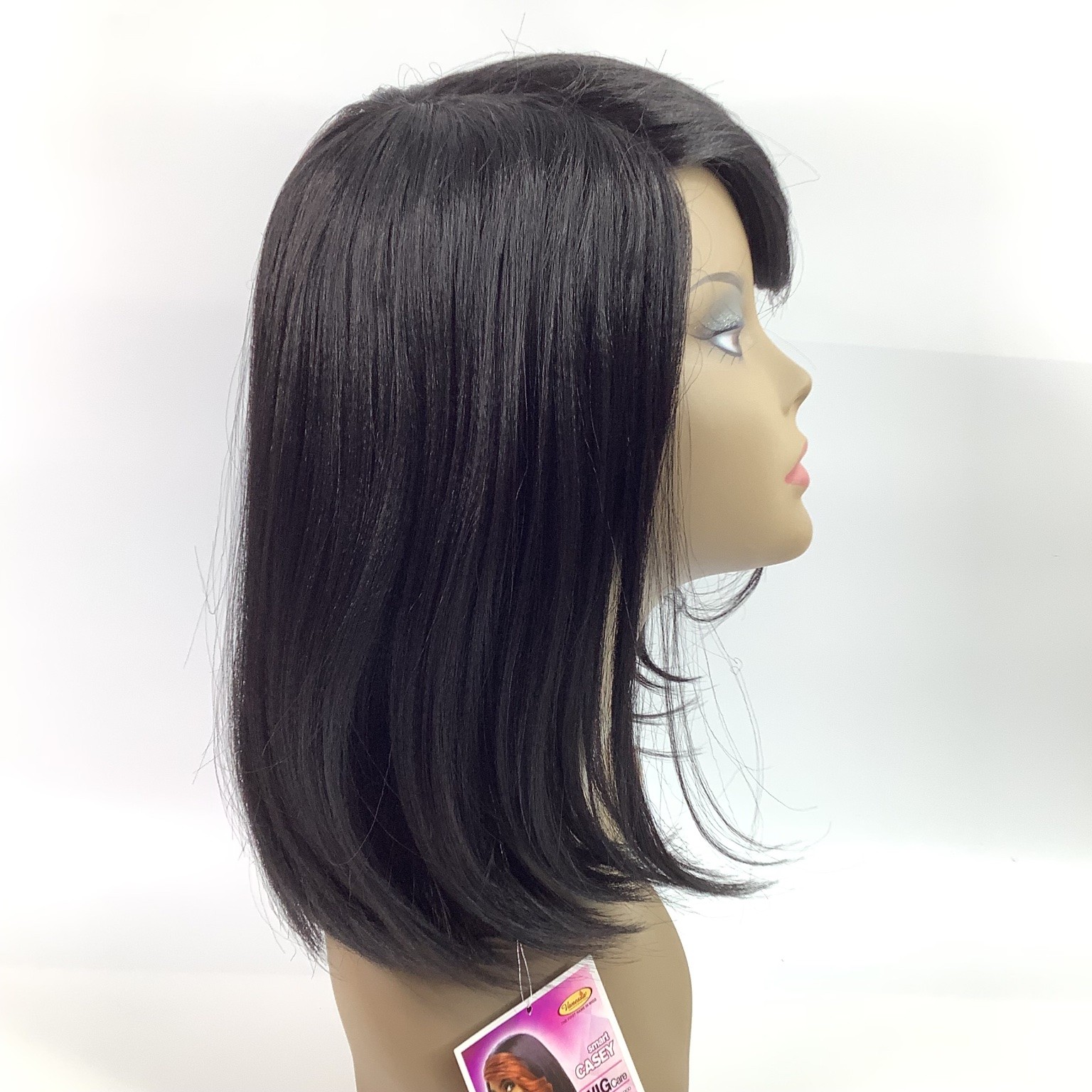Vanessa Smart CASEY Wig Premium High Heat Fiber 1B Side Part Bob