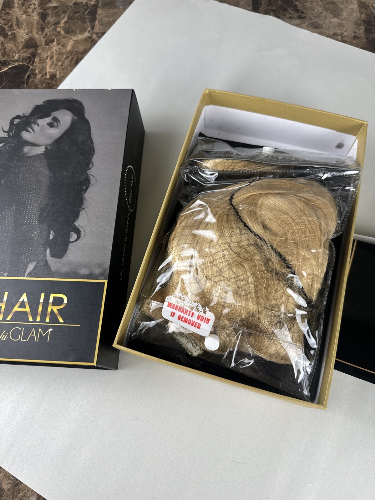 Lilly Ghalichi Bellami Hair Extensions Blonde 20” 260g Color # 613 W Box