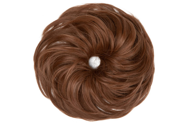 Large Messy Bun Hair Piece Wavy Curly Scrunchies Synthetic Chignon Ponytail Hair