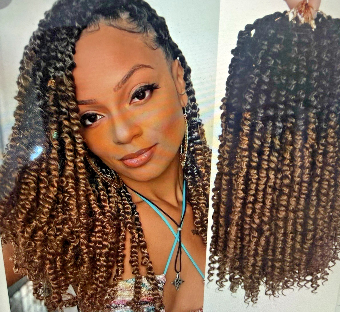 NEW NAYOO Passion Twist Crochet Hair 12 inch 8 Packs Curly Pre-twisted OT30