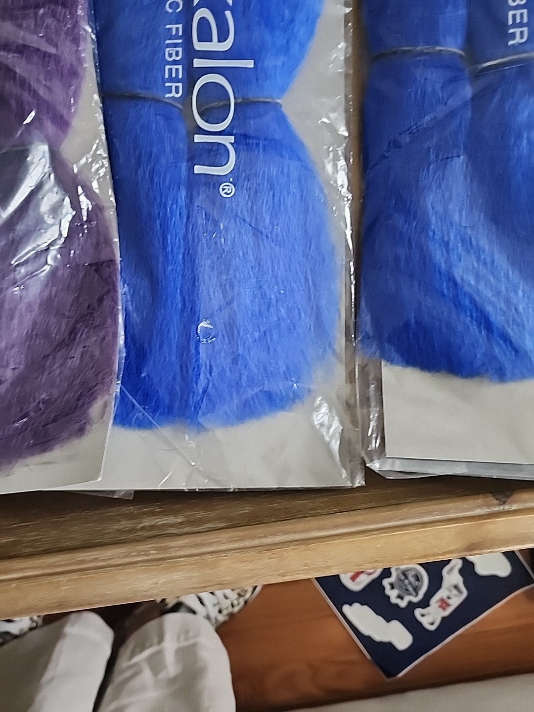 Jumbo Braid Synthetic Braid 100% Kanekalon48″ 3purple 2 Blue Hair Afri Naptural