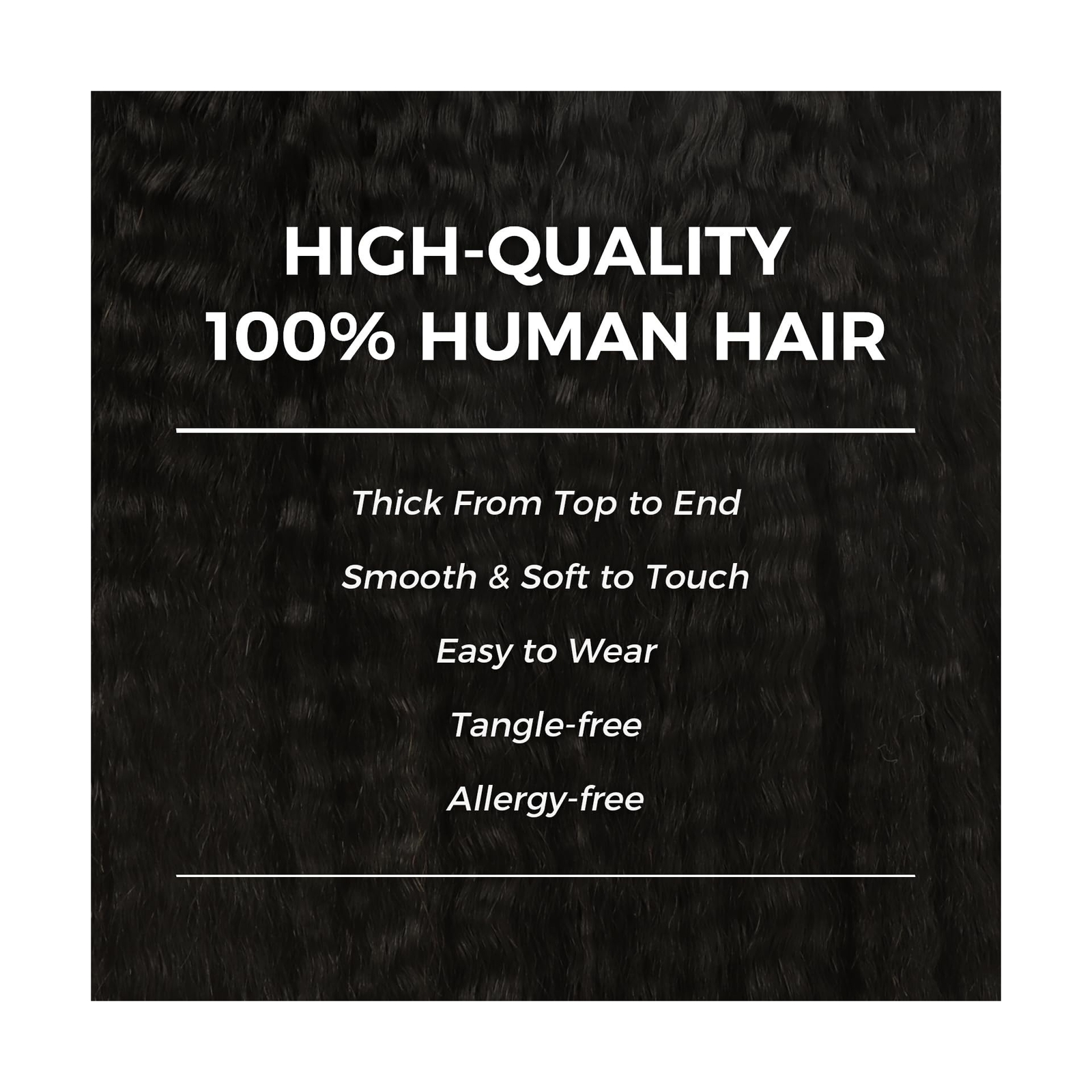 Hair Extensions Clip in Hair Extensions 100% Real Human Hair 110g Kinky Strai…